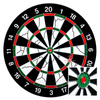 Dart Board Game Set 12" 15" 17" inch Double Sided Usable Dartboard with 6 Steel Tip Darts Excellent Indoor & Outdoor Party Game