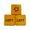 Xinxing Giant Wooden Yard Dice Set of 6 Yardzee and Yardkle Games Yard Outdoor Lawn Games for Adults and Family
