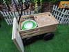 Wooden Wagon Game Center Including Many Outdoor Game Cornhole, Washers,tumbling Tower ,Yard Dice And Pong 