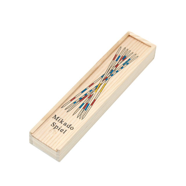 Colorful mikado wooden game set board game