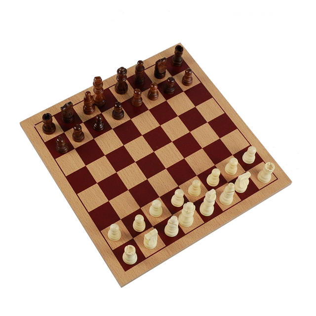 2 in 1 Wooden Board Games Chess Set for Adults And Kids for Party Family