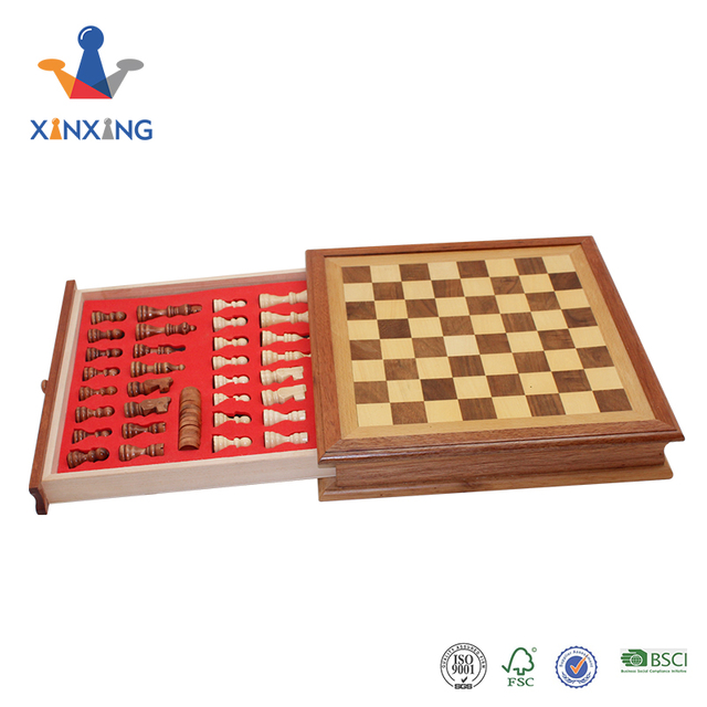 Professional Wooden Chess Set Board Chess Pieces in A Box Chess Set for Adults And Kids