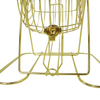 8inches Metal Bingo Cage Set with Gold Color Options And 29cm Height Cage Only