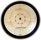 30" Wooden Black Tournament Canada Board Crokinole Game Set