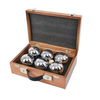 Bocce Ball Outdoor Yard Games Set with Wooden Carry box