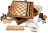 Deluxe 7-in-1 Multifunction Board Games Set - Chess - Backgammon Etc