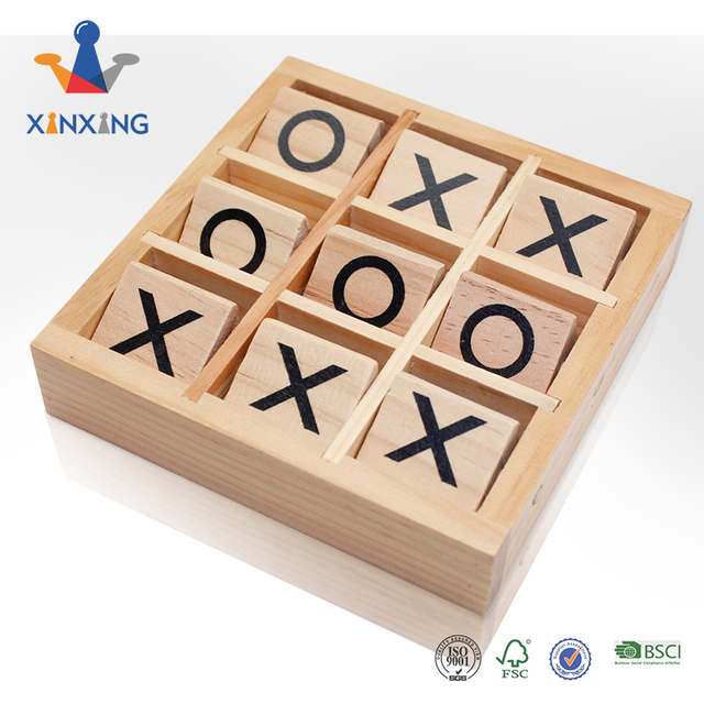 Wooden Tic Tac Toe , Indoor Game ,wooden board game 