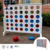 Wooden 4 in A Row Game, Choose Between Classic White Or Dark Stain, 2 Foot Width - Huge 4 Connect Family Fun with Coins, Case And Rules