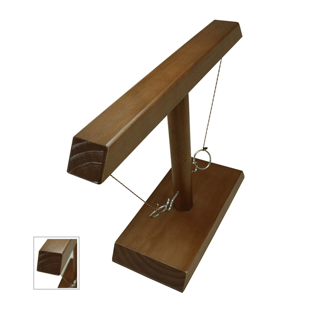 Ring Toss Game Hooks Ring Toss with Shot Ladder Bundle Wooden Hook And Ring Toss Tailgating Game Set