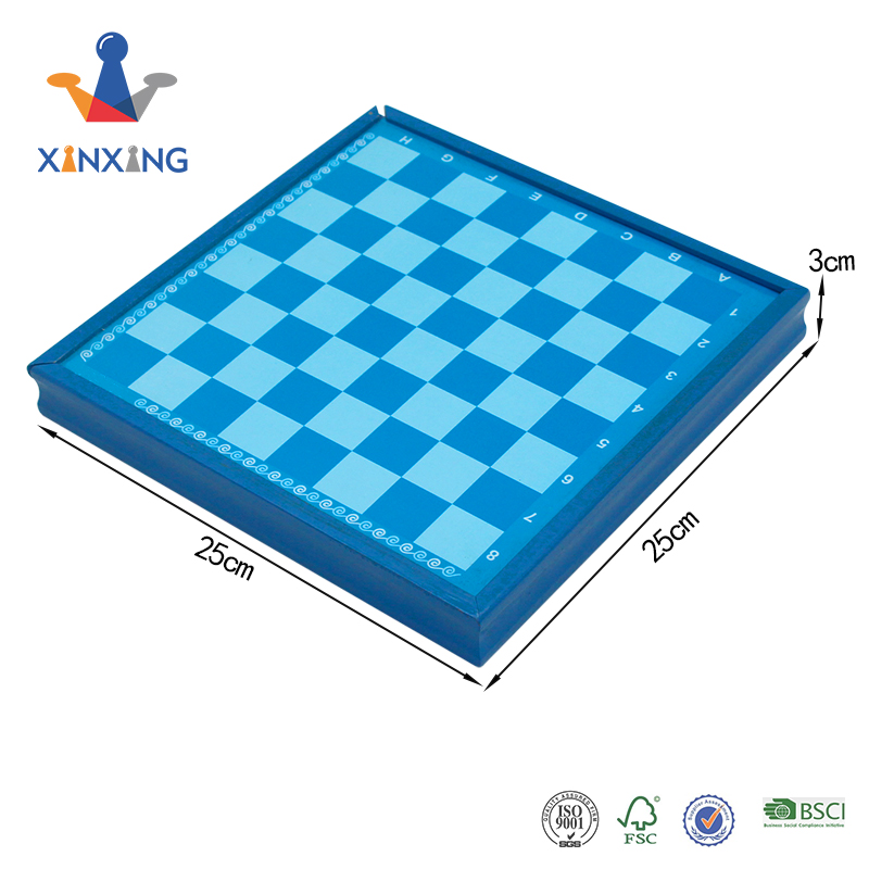 wooden box chess set