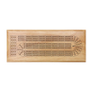 Wooden Cribbage Board Game with Metal Pegs And A Standard Deck of Playing Cards Solid Wood 3 Track Cribbage Board