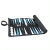 Travel-Size Backgammon Set Portable Roll-up Lightweight PU Leather Backgammon Travel Game Multiple Color Options