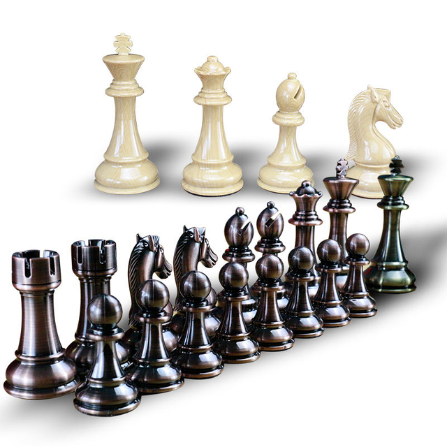 Plastic schach Chess Pieces In Size 2 or 2.5 Inch wooden pieces Meta land Crystal pawn pieces