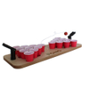 Wood Pool Pong Table Mini Beer Pong Drinking Beer Game Tabletop Beer Pong for Party Family Adults and kids New Arrivals