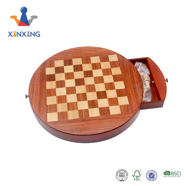 2 in 1 Flying Chess Set Wood Board Game Both International Chess And Flying Chess
