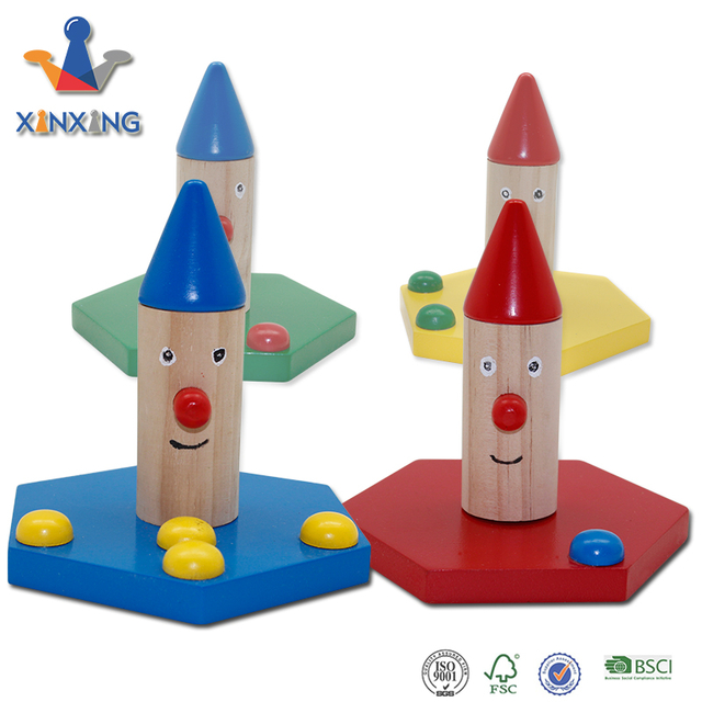 Ring Toss Game Indoor Outdoor Family Fun with 4 Wooden Zoo Animal Targets For Kids