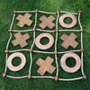 Giant Tic Tac Toss Yard Game | Premium Wooden Tic Tac Toe Game, Large Indoor Outdoor Activity | Backyard Games & Family Games