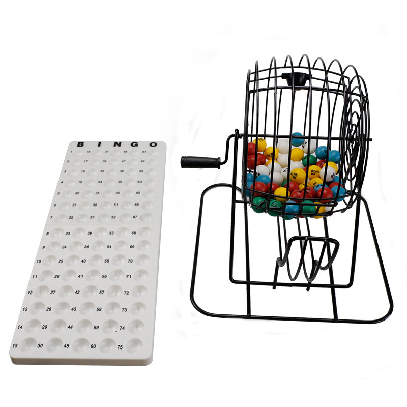 Regal Games Deluxe Bingo Game Set with Bingo Cage, Bingo Board, Bingo Balls, 50 Bingo Cards, and Bingo Chips
