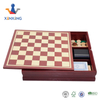 Wooden game set 5 in 1 chess set game box multi-function board game