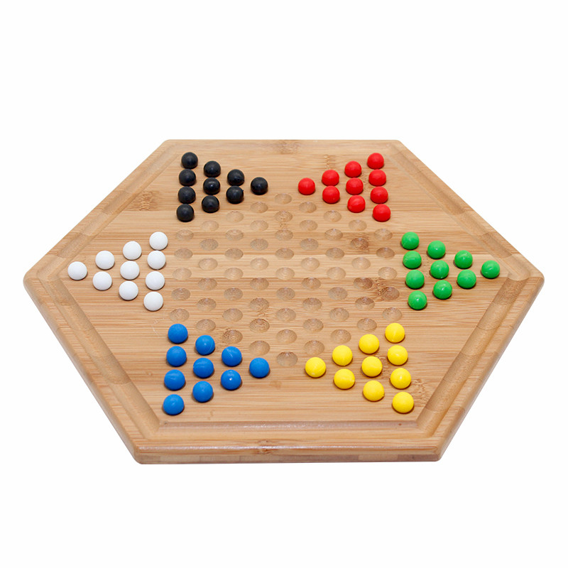 Chinese Draughts for Family Time - Classic Puzzle Toys & Table Games for Kids, Adults