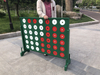 Outdoor game Giant 4 Connect in a Row with Carrying Case and Stained and Finished Legs and Frame