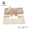 Indoor Dominos Games 28pcs Domino For Children Game Set With Wooden Box