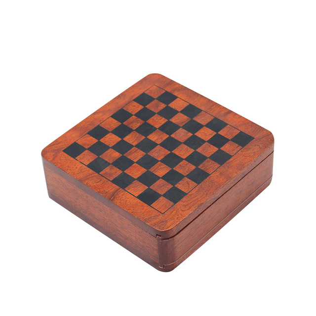 The International Chess With Portable Folding Interior Storage For Adults Kids