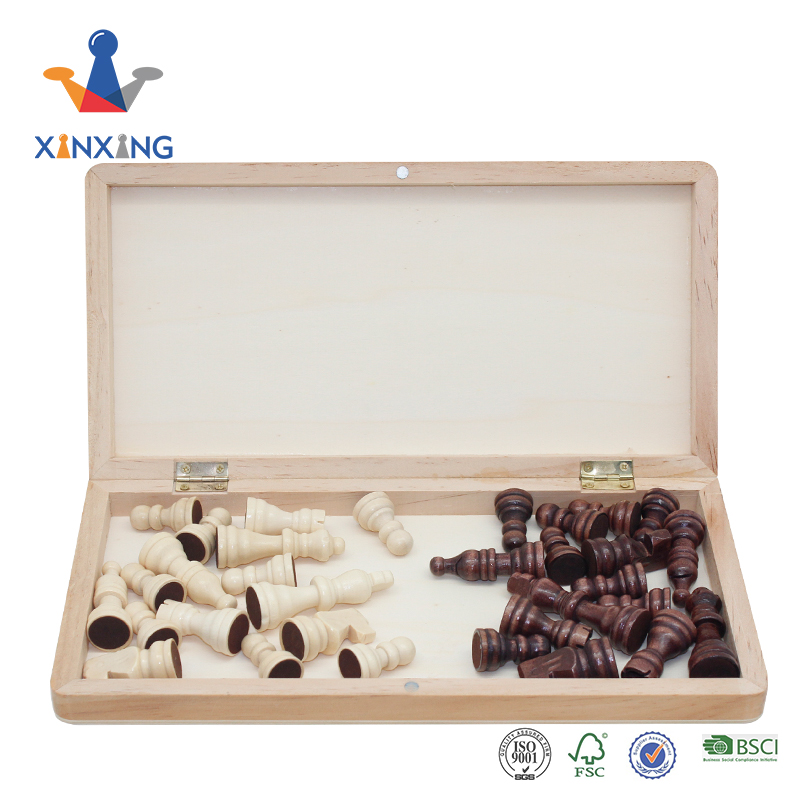 Interesting Wooden Chess Set with Chess Pieces of Chess Games for Every Ages in Tournament