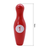 10 Colorful Wooden Bowling Pins and 2 Wooden Balls for Indoor & Outdoor Sports Bowling Games