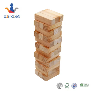  Tumbling Tower Kids Game Ages 6 and Up with Wood frame ,Wooden Blocks Stacking.