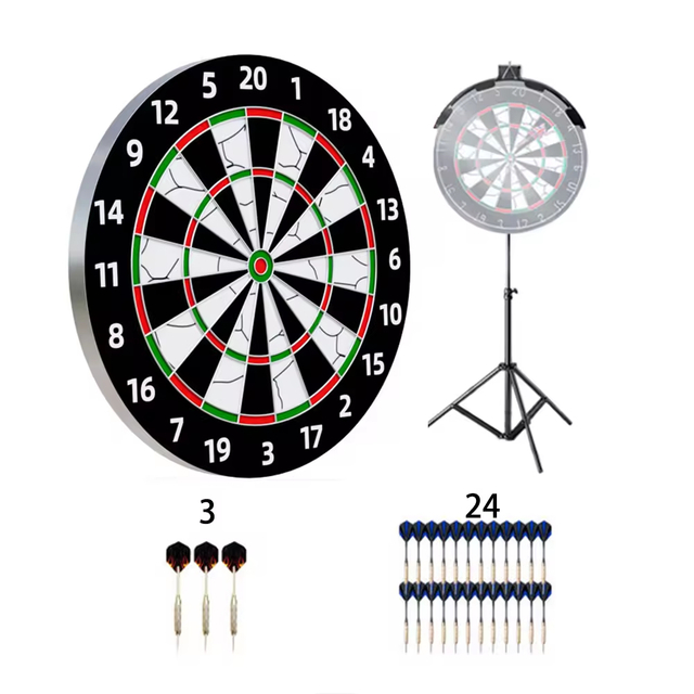 Portable 18-Inch Outdoor Dartboard Stand with Adjustable Height for Play Anywhere Height-Adjustable Stand.