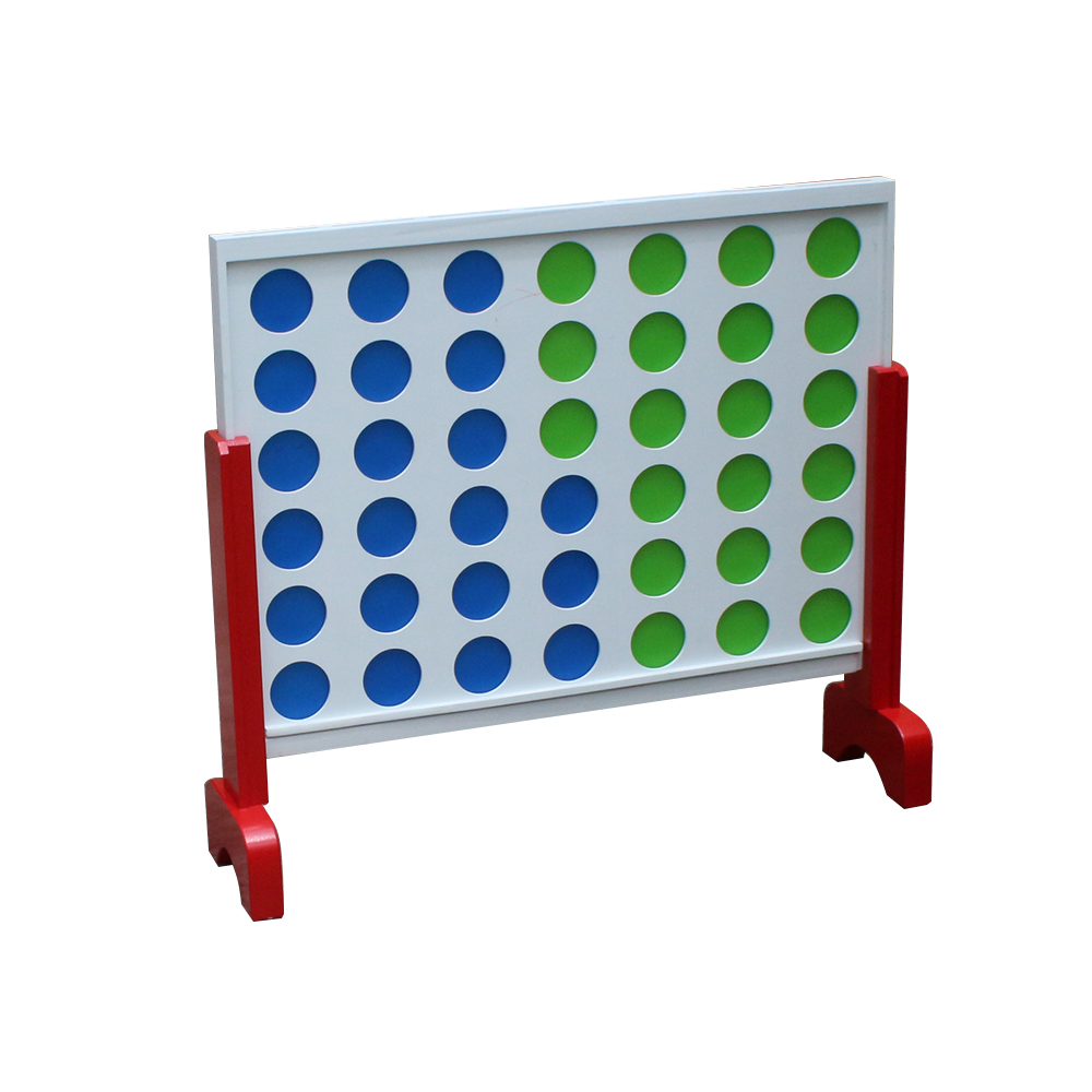 Luminous Wooden 4 in A Row Game Huge Light Connect Four