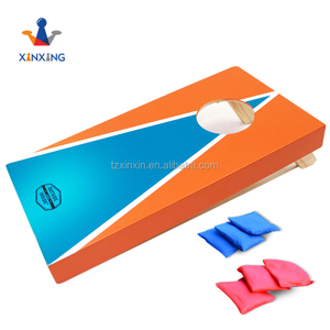  Wooden corn hole bean bag toss game made of MDF or Splint wood outdoor game play in yard games.