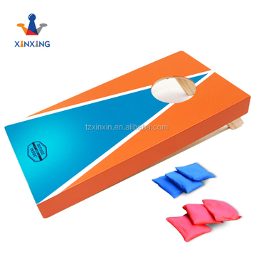  Wooden corn hole bean bag toss game made of MDF or Splint wood outdoor game play in yard games.