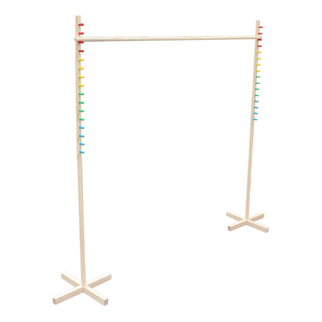 Portable and Versatile Wooden Limbo Stick Set Adult-friendly Sports & Entertainment Kit Easy to Set up and Play Anywhere
