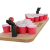 Wood Pool Pong Table Mini Beer Pong Drinking Beer Game Tabletop Beer Pong for Party Family Adults and kids New Arrivals