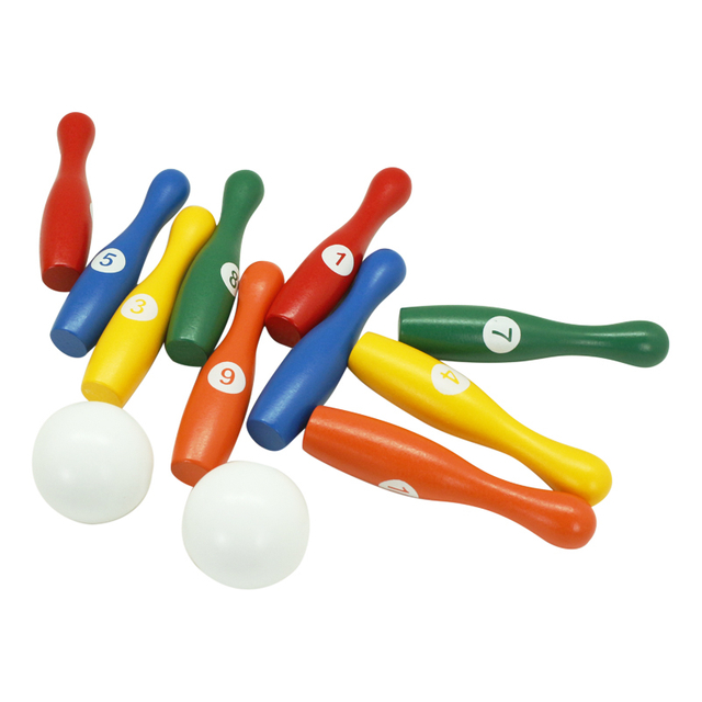 Manufacturer Direct Wooden Bowling Customized Various Specifications of Bowling Set