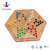 Wooden Chinese Checkers Board Game Set for Kids & Adults 