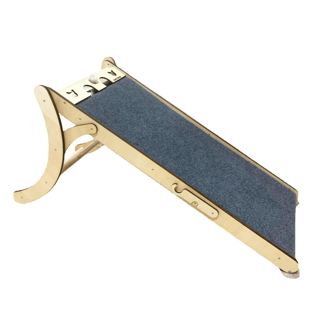 Cat Treadmill Non-powered Silent Not Pinch Feet Solid Wood Fitness Cat Scratching Board Cat Climbing Frame Toys Assembly Free