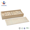 Indoor Dominos Games 28pcs Domino For Children Game Set With Wooden Box