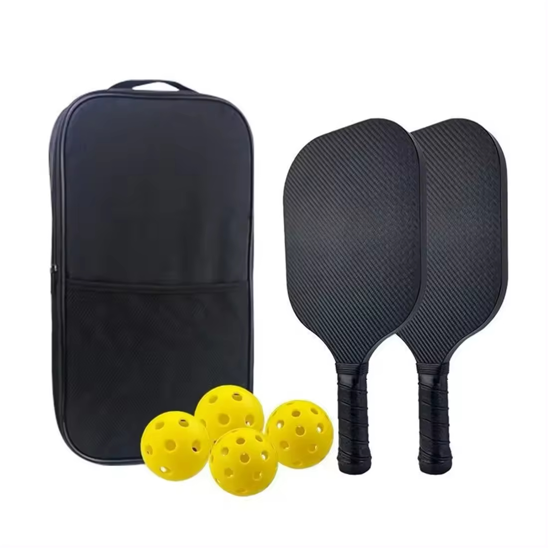 USAPA Professional Edgeless Pickleball Paddle Carbon Fiber with High Grit Spin Frosted Surface for High Performance