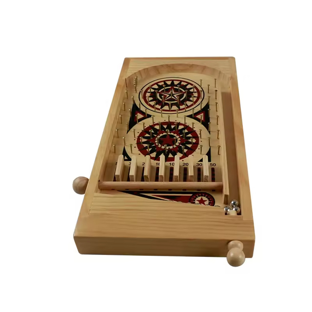  Wood Pinball Fun Tabletop Board Game.