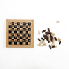 Mini Board Game Chess Set Wooden Chess Set Table Foldable Portable Chess