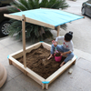 Children Natural Color Sandbox Kids role sand box wholesale sand pit Manufacturer of wood products for 25 years