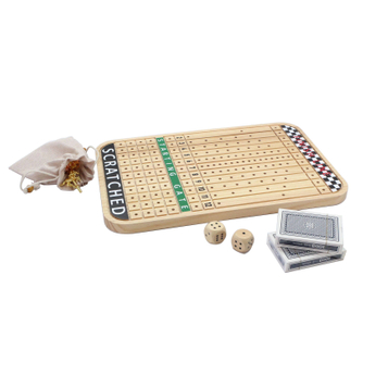 15 inches Solid Wood with 11 Metal Horses with 2 Dice and 2 Cards Finish Line Horse Racing Game Horse Race Board