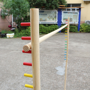 Portable and Versatile Wooden Limbo Stick Set Adult-friendly Sports & Entertainment Kit Easy to Set up and Play Anywhere