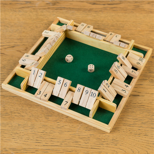 35-1 wooden shut the box