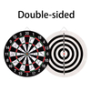 Dart Board Game Set 12" 15" 17" inch Double Sided Usable Dartboard with 6 Steel Tip Darts Excellent Indoor & Outdoor Party Game