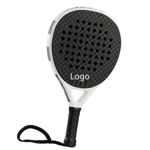  Wholesale 3k 12k 18k Glass Fiber Carbon Fiber Padel Racket Tennis Racket Padel Racket Ball.