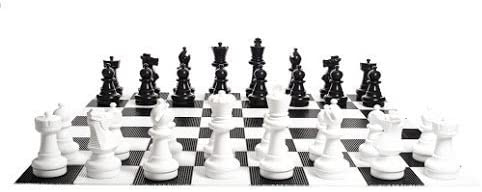 Travel Giant Plastic Chess Set tournament large plastic Chess Pieces and Snakes and ladders